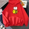 2022 Autumn Woman Yellow Bee Hooded Unisex Sweatshirts Pullover Casual Wear Printing bee and puppycat Hoodie.jpg 640x640 6 - Bee And Puppy Cat Store