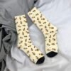 Autumn Winter Crazy Design Men s Women s Honey Bees Socks Breathable Football Socks 2 - Bee And Puppy Cat Store