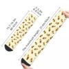 Autumn Winter Crazy Design Men s Women s Honey Bees Socks Breathable Football Socks 5 - Bee And Puppy Cat Store