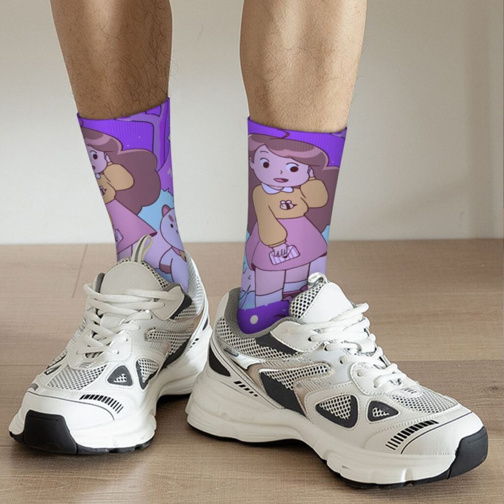 Bee And Puppycat Girl Cat Socks Men Women Fashion Socks Harajuku Spring Summer Autumn Winter Middle 3 - Bee And Puppy Cat Store