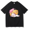 Bee and Puppycat T Shirt Men Harajuku Aesthetic Kawaii Tshirt Unisex Anime Cartoon Funny Graphic Oversize 2 - Bee And Puppy Cat Store