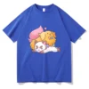 Bee and Puppycat T Shirt Men Harajuku Aesthetic Kawaii Tshirt Unisex Anime Cartoon Funny Graphic Oversize 5 - Bee And Puppy Cat Store