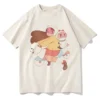 Cute Bee and Puppycat T Shirt Men Harajuku Aesthetic Kawaii Tshirt Unisex Anime Cartoon Funny Graphic.jpg 640x640 6 - Bee And Puppy Cat Store