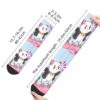 Hip hop Cool Bad Boy Bee And Puppycat Basketball Socks Polyester Long Socks for Unisex Sweat 5 - Bee And Puppy Cat Store