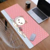 Mouse Pad 900x400 Xxl Mousepad Extended Custom Setup Mause Gaming Mats White Accessories Kawaii Bee And - Bee And Puppy Cat Store