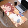 Mouse Pad 900x400 Xxl Mousepad Extended Custom Setup Mause Gaming Mats White Accessories Kawaii Bee And 2 - Bee And Puppy Cat Store