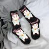 Winter Warm Casual Women Men Bee And Puppycat Best Friend Socks Breathable Middle Tube Socks 2 - Bee And Puppy Cat Store