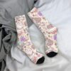 Winter Warm Cool Women Men Bee And Puppycat Doodles Socks Non slip Middle Tube Socks 2 - Bee And Puppy Cat Store