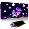 Xxl Gaming Mouse Pad Rgb Bee and Puppycat Cat Office Accessories Back Light Backlight Table Mat 10 - Bee And Puppy Cat Store