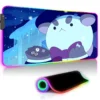 Xxl Gaming Mouse Pad Rgb Bee and Puppycat Cat Office Accessories Back Light Backlight Table Mat 11 - Bee And Puppy Cat Store