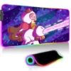 Xxl Gaming Mouse Pad Rgb Bee and Puppycat Cat Office Accessories Back Light Backlight Table Mat 12 - Bee And Puppy Cat Store