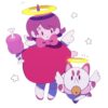 Bee And Puppycat Stickers Tote Bag Official Bee and PuppyCat Merch