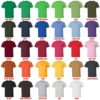 t shirt color chart 1 - Bee And Puppy Cat Store