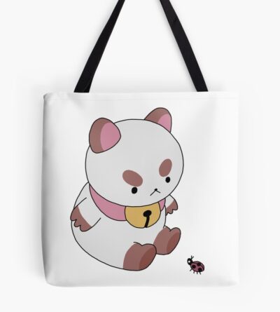 Puppycat And A Ladybug Tote Bag Official Bee and PuppyCat Merch