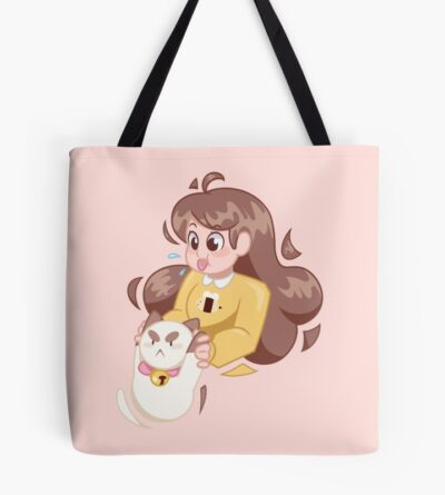 A Girl And Her Pet Tote Bag Official Bee and PuppyCat Merch