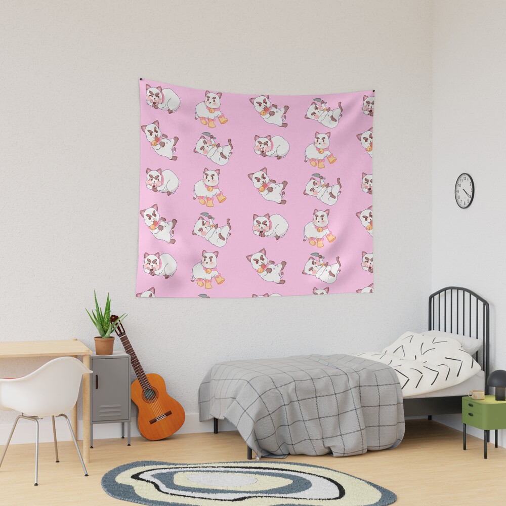 Must Try Bee and PuppyCat Puppycat Tapestry